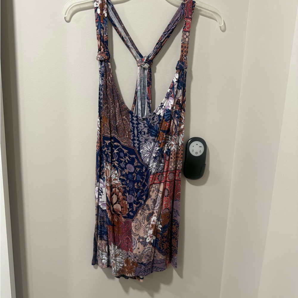 Maurices Multicolor Patchwork Tank Top - image 1